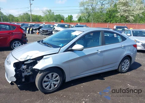 2017 Hyundai Accent Se из США, поврежденный, VIN KMHCT4AE4HU345313